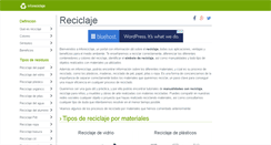 Desktop Screenshot of inforeciclaje.com
